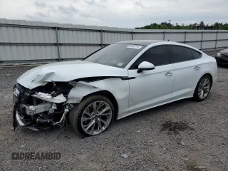 2023 Audi A5 Sportback Premium z VIN WAUABCF54PA021597, wystawiony jako Copart lot #54805794 z przebiegiem 13 295 mil mil oraz Szkoda całkowita • Salvage title. Historia ofert i sprzedaży dostępna na DreamBid. Obrazek 1.
