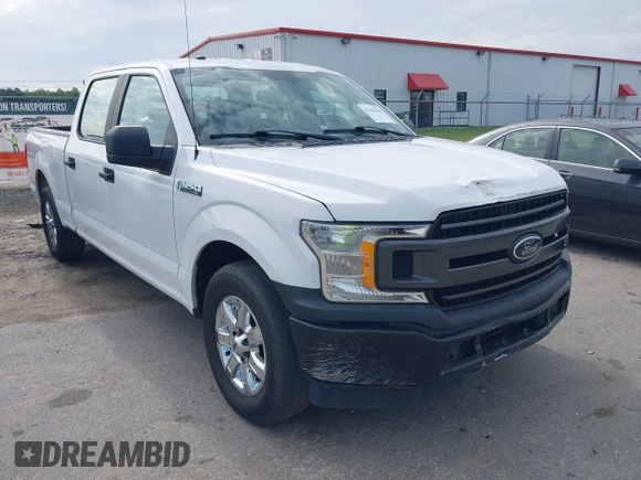 2018 Ford F-150 XL with VIN 1FTEW1CP4JKF37043, listed as a IAAI auction lot 42109358 with 72,990 mi miles. Bid and sale history available at carsss.com. Image 1.