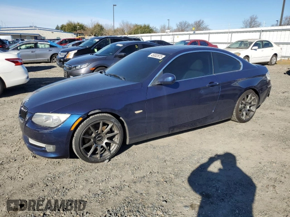 2012 BMW 3 Series 328i with VIN WBAKE5C58CE756081, listed as a Copart auction lot 45002875 with 127,382 mi miles and Salvage Title. Bid and sale history available at carsss.com. Image 1.