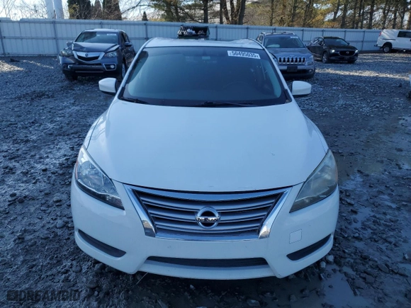 2015 Nissan Sentra SV with VIN 3N1AB7AP4FY275942, listed as a Copart auction lot 50495035 with 127,877 mi miles and Salvage Title. Bid and sale history available at carsss.com. Image 5.