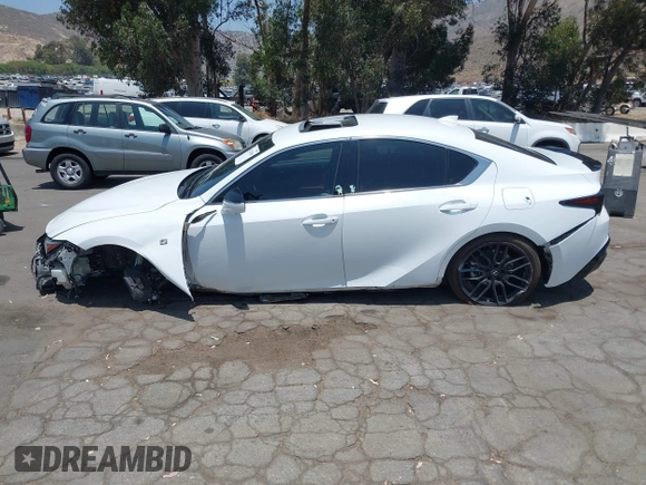 2023 Lexus IS 350 F Sport with VIN JTHGZ1B20P5059313, listed as a IAAI auction lot 42347689 with 32,949 mi miles and . Bid and sale history available at DreamBid. Image 14.