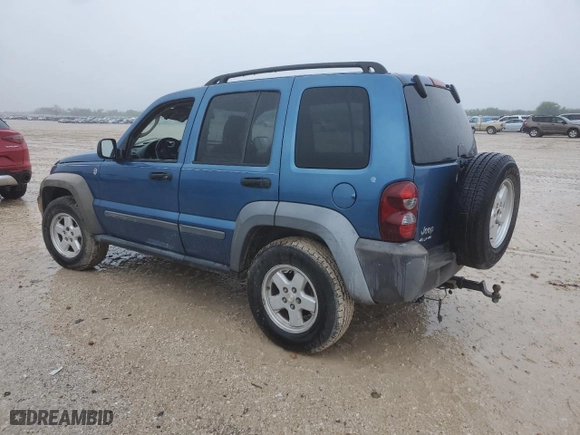 2006 Jeep Liberty Sport with VIN 1J4GL48K56W154142, listed as a Copart auction lot 50806985 with 163,610 mi miles and Salvage Title. Bid and sale history available at carsss.com. Image 2.