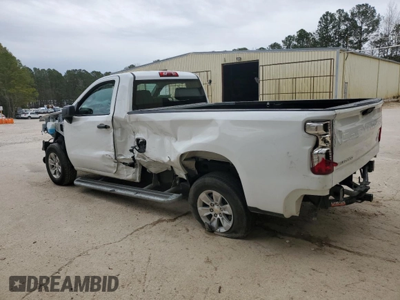 2023 Chevrolet Silverado 1500 Work Truck with VIN 3GCNAAED5PG286549, listed as a Copart auction lot 48572645 with 0 mi miles and Salvage Title. Bid and sale history available at carsss.com. Image 2.