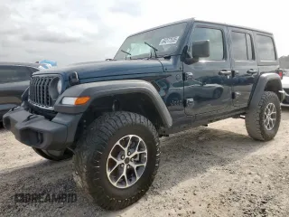 2025 Jeep Wrangler Sport with VIN 1C4PJXDN1SW508861, listed as a Copart auction lot 64277535 with Not provided miles and Salvage title. Bid and sale history available at DreamBid. Image 1.