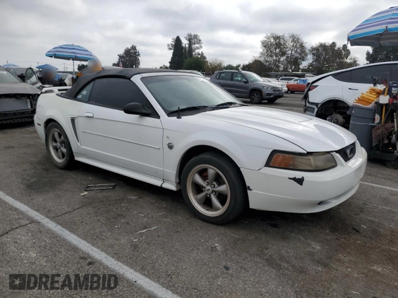 2004 Ford Mustang Deluxe z VIN 1FAFP44454F123067, wystawiony jako Copart lot #86784474 z przebiegiem 161 541 mil mil oraz Szkoda całkowita • Salvage title. Historia ofert i sprzedaży dostępna na DreamBid. Obrazek 4.