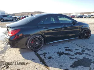 2015 Mercedes-Benz CLA 45 AMG with VIN WDDSJ5CB7FN167537, listed as a Copart auction lot 84003464 with 44,634 mi miles and Salvage Title. Bid and sale history available at DreamBid. Image 3.