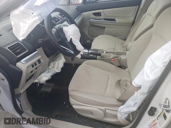 2015 Subaru Impreza z VIN JF1GJAA64FH010003, wystawiony jako Copart lot #57646155 z przebiegiem Nie podano mil oraz Szkoda całkowita • Salvage title. Historia ofert i sprzedaży dostępna na DreamBid. Obrazek 7.