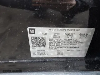 2018 Chevrolet Traverse LT Cloth with VIN 1GNEVGKWXJJ196615, listed as a Copart auction lot 45556125 with 125,642 mi miles and Salvage Title. Bid and sale history available at carsss.com. Image 13.