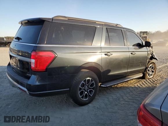 2022 Ford Expedition Max XLT z VIN 1FMJK1JT2NEA65791, wystawiony jako Copart lot #47407685 z przebiegiem 56 107 mil mil oraz Nie do naprawy • Non repairable. Historia ofert i sprzedaży dostępna na DreamBid. Obrazek 3.