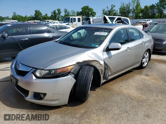 2010 Acura TSX z VIN JH4CU2F62AC035744, wystawiony jako Copart lot #55705774 z przebiegiem Nie podano mil oraz Szkoda całkowita • Salvage title. Historia ofert i sprzedaży dostępna na DreamBid. Obrazek 1.