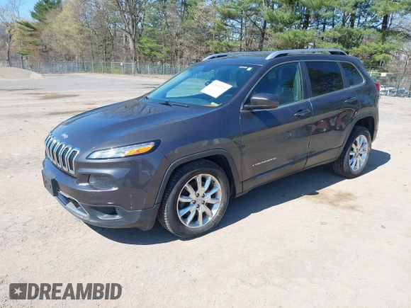 2014 Jeep Cherokee Limited with VIN 1C4PJMDSXEW309171, listed as a IAAI auction lot 42038729 with 74,973 mi miles. Bid and sale history available at carsss.com. Image 2.
