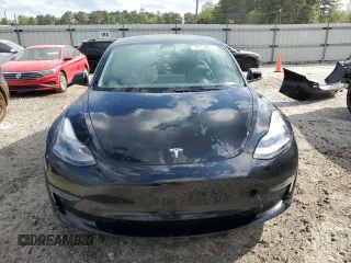 2023 Tesla Model 3 with VIN 5YJ3E1EA1PF437099, listed as a Copart auction lot 51647135 with 122,420 mi miles and Salvage Title. Bid and sale history available at carsss.com. Image 5.