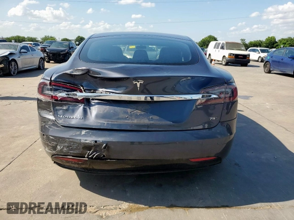 2018 Tesla Model S 75D с VIN 5YJSA1E21JF260383, выставлен на аукционе Copart как лот 61927665 с пробегом 74 644 миль миль и Списание • Salvage title. История ставок и продаж доступна на DreamBid. Изображение 6.