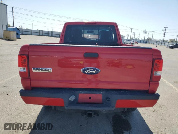 2011 Ford Ranger XLT with VIN 1FTLR4FE2BPA77928, listed as a Copart auction lot 55506575 with 70,211 mi miles and Salvage title. Bid and sale history available at DreamBid. Image 6.