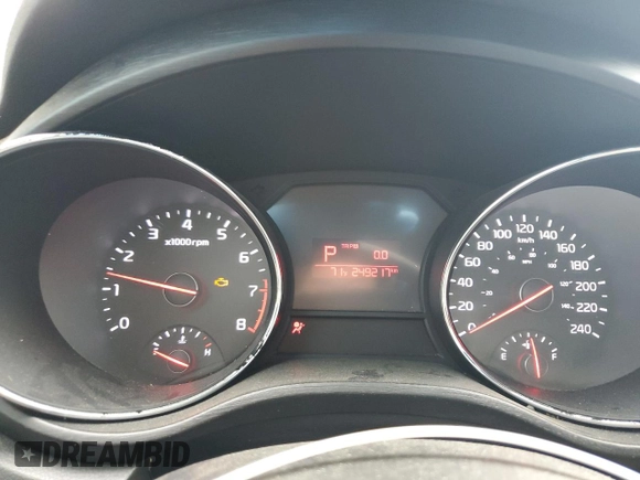 2018 Kia Sedona LX with VIN KNDMB5C18J6353498, listed as a Copart auction lot 71718774 with 249,217 mi miles and Salvage Title. Bid and sale history available at carsss.com. Image 9.