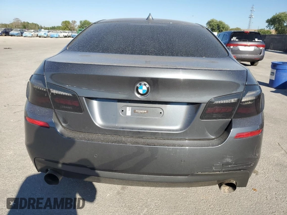 2015 BMW 5 Series 535i with VIN WBA5B1C51FG126555, listed as a Copart auction lot 48463285 with Not Provided miles and Salvage Title. Bid and sale history available at carsss.com. Image 6.