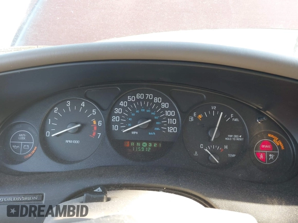 2001 Buick Regal LS with VIN 2G4WB52K611208773, listed as a IAAI auction lot 41437424 with 115,912 mi miles. Bid and sale history available at carsss.com. Image 7.