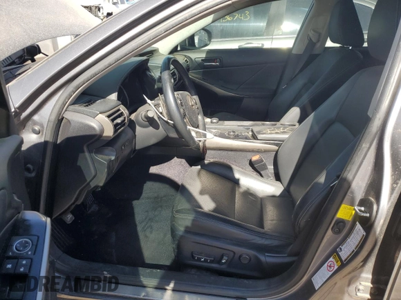 2014 Lexus IS 250 with VIN JTHBF1D23E5036377, listed as a Copart auction lot 88479395 with 104,961 mi miles and Salvage Title. Bid and sale history available at carsss.com. Image 7.