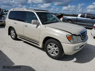 2004 Lexus LX 470 with VIN JTJHT00W743546407, listed as a Copart auction lot 79003064 with 188,110 mi miles and Clean Title. Bid and sale history available at carsss.com. Image 4.