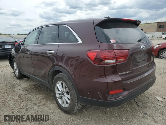 2020 Kia Sorento S z VIN 5XYPG4A56LG615016, wystawiony jako Copart lot #55848875 z przebiegiem Nie podano mil oraz Szkoda całkowita • Salvage title. Historia ofert i sprzedaży dostępna na DreamBid. Obrazek 2.