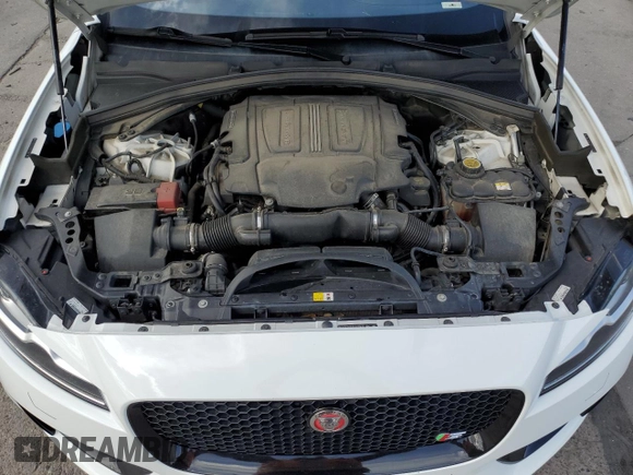 2018 Jaguar F-Pace S with VIN SADCM2FV8JA246410, listed as a Copart auction lot 57907555 with 104,990 mi miles and Salvage title. Bid and sale history available at DreamBid. Image 12.