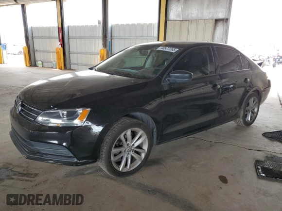2015 Volkswagen Jetta S with VIN 3VW1K7AJ3FM304960, listed as a Copart auction lot 48977265 with 118,572 mi miles and Salvage title. Bid and sale history available at DreamBid. Image 1.