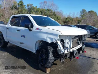 2021 Chevrolet Silverado 1500 Custom Trail Boss with VIN 1GCPYCEF5MZ233265, listed as a IAAI auction lot 37996179 with 47,247 mi miles and . Bid and sale history available at DreamBid. Image 6.