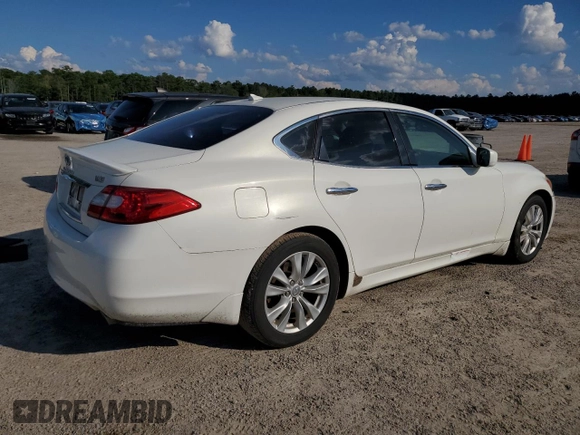 2011 Infiniti M37 with VIN JN1BY1AP4BM324506, listed as a Copart auction lot 68089244 with 96,600 mi miles and Salvage Title. Bid and sale history available at carsss.com. Image 3.