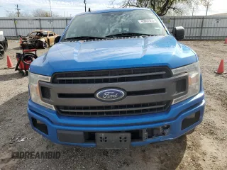 2020 Ford F-150 XL with VIN 1FTEW1CP8LKE86374, listed as a Copart auction lot 43607505 with 163,898 mi miles and Salvage Title. Bid and sale history available at carsss.com. Image 5.