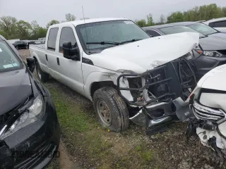 2016 Ford F-250 XL with VIN 1FT7W2A66GEA20892, listed as a Copart auction lot 48762155 with 187,187 mi miles and Salvage title. Bid and sale history available at DreamBid. Image 4.