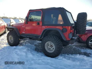 2003 Jeep Wrangler Sport with VIN 1J4FA49S73P301468, listed as a Copart auction lot 87415164 with 127,985 mi miles and Salvage Title. Bid and sale history available at carsss.com. Image 2.
