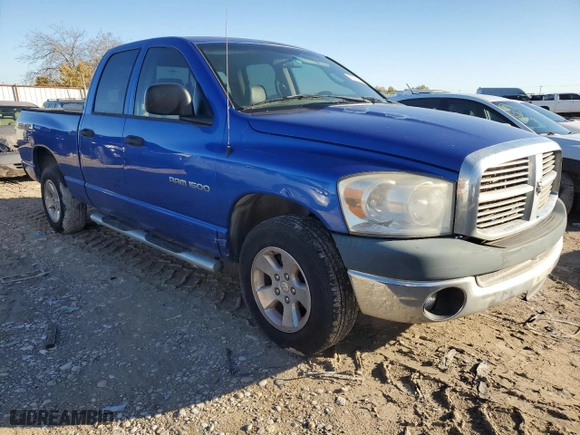2007 Dodge Ram 1500 ST with VIN 1D7HA18K97J614308, listed as a Copart auction lot 83988584 with 250,907 mi miles and Clean Title. Bid and sale history available at carsss.com. Image 4.