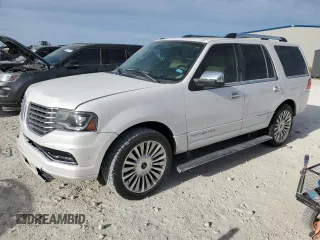 2015 Lincoln Navigator z VIN 5LMJJ2HT1FEJ08207, wystawiony jako Copart lot #49405515 z przebiegiem 283 073 mil mil oraz Szkoda całkowita • Salvage title. Historia ofert i sprzedaży dostępna na DreamBid. Obrazek 1.