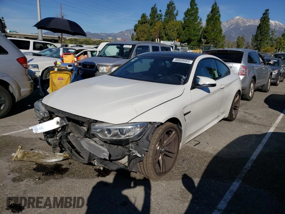 2017 BMW M4 with VIN WBS3R9C51HK709866, listed as a Copart auction lot 40858583 with 50,177 mi miles. Bid and sale history available at carsss.com. Image 1.