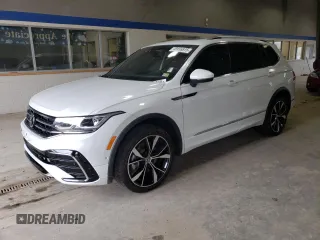 2022 Volkswagen Tiguan SEL R-Line with VIN 3VV4B7AX5NM167749, listed as a Copart auction lot 48455515 with 20,875 mi miles and Salvage Title. Bid and sale history available at carsss.com. Image 1.
