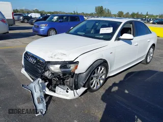 2014 Audi A4 Premium with VIN WAUAFAFL8EN012835, listed as a IAAI auction lot 41558062 with 105,674 mi miles. Bid and sale history available at carsss.com. Image 6.