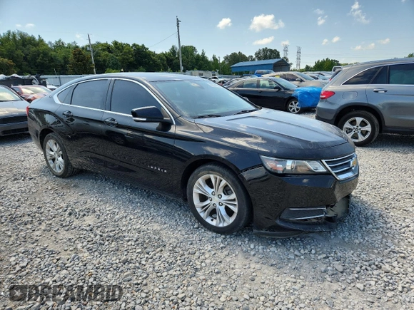 2015 Chevrolet Impala LT with VIN 2G1115SL1F9211883, listed as a Copart auction lot 65294035 with 167,969 mi miles and Salvage title. Bid and sale history available at DreamBid. Image 4.