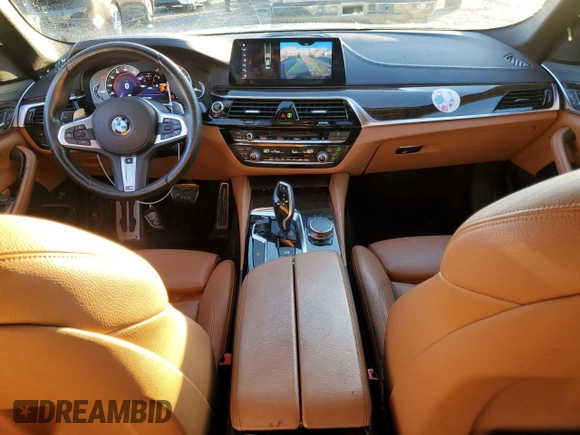 2018 BMW 5 Series 540i with VIN WBAJE5C51JG918565, listed as a Copart auction lot 48204955 with 74,474 mi miles and Salvage Title. Bid and sale history available at carsss.com. Image 8.