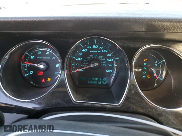 2010 Ford Taurus Limited with VIN 1FAHP2FW7AG106725, listed as a Copart auction lot 43017865 with 149,648 mi miles and Salvage Title. Bid and sale history available at carsss.com. Image 9.