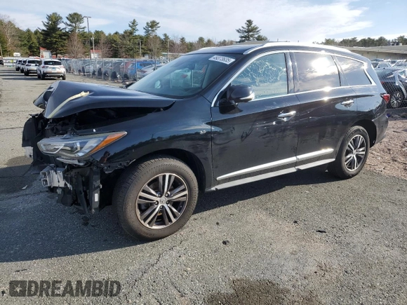 2019 Infiniti QX60 Luxe with VIN 5N1DL0MM1KC519125, listed as a Copart auction lot 49373635 with 71,673 mi miles and Salvage Title. Bid and sale history available at DreamBid. Image 1.