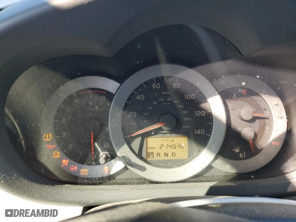 2010 Toyota RAV4 with VIN 2T3ZF4DV4AW047550, listed as a Copart auction lot 47752335 with 214,542 mi miles and Clean Title. Bid and sale history available at carsss.com. Image 9.