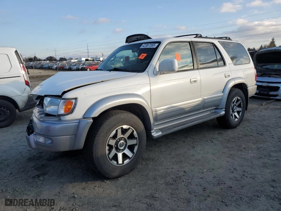 2000 Toyota 4Runner Limited with VIN JT3GN87R2Y0146855, listed as a Copart auction lot 42387355 with 264,913 mi miles and Salvage Title. Bid and sale history available at carsss.com. Image 1.