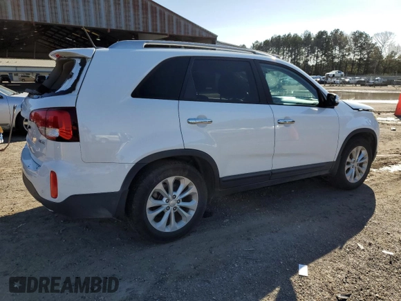 2015 Kia Sorento EX with VIN 5XYKU4A79FG652165, listed as a Copart auction lot 86914004 with 60,239 mi miles and Salvage Title. Bid and sale history available at carsss.com. Image 3.