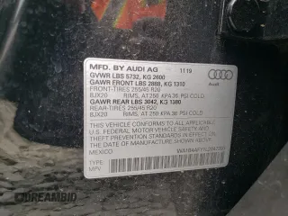 2020 Audi SQ5 Premium Plus with VIN WA1B4AFY1L2047203, listed as a Copart auction lot 65853683 with 20,073 mi miles. Bid and sale history available at carsss.com. Image 14.