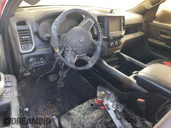 2020 Ram 1500 Big Horn with VIN 1C6SRFFM5LN180375, listed as a Copart auction lot 82192923 with 0 mi miles. Bid and sale history available at carsss.com. Image 8.