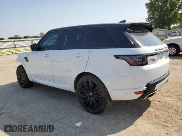 2022 Land Rover Range Rover Sport HSE Dynamic with VIN SALWR2SE8NA241979, listed as a Copart auction lot 75308124 with 46,058 mi miles and Salvage Title. Bid and sale history available at DreamBid. Image 2.