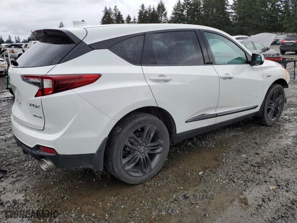 2020 Acura RDX w/A-Spec Pkg with VIN 5J8TC2H66LL033825, listed as a Copart auction lot 50232085 with 36,482 mi miles and Salvage Title. Bid and sale history available at carsss.com. Image 3.