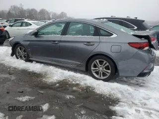 2019 Hyundai Sonata SEL with VIN 5NPE34AF9KH814791, listed as a Copart auction lot 44158555 with 54,496 mi miles and Salvage Title. Bid and sale history available at DreamBid. Image 2.