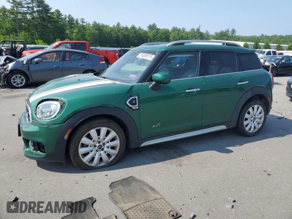 2020 MINI Countryman Cooper S with VIN WMZYX1C0XL3L00471, listed as a Copart auction lot 59300575 with 58,452 mi miles and Salvage title. Bid and sale history available at DreamBid. Image 1.