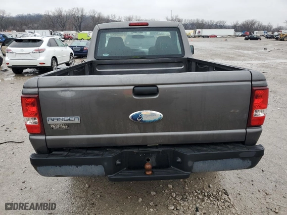 2008 Ford Ranger XL with VIN 1FTYR10U08PB13595, listed as a Copart auction lot 43436505 with 115,673 mi miles and Salvage Title. Bid and sale history available at carsss.com. Image 6.